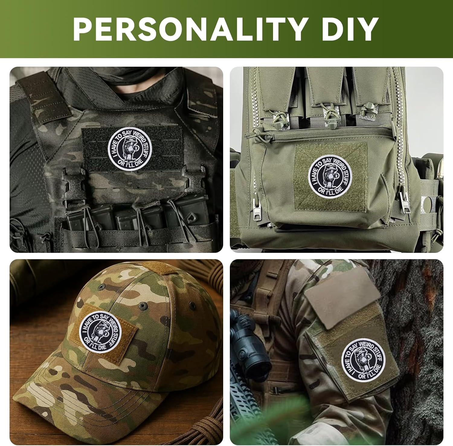 Funny Morale Patch Hook and Loop Patches Tactical Patch Embroidered Patches for