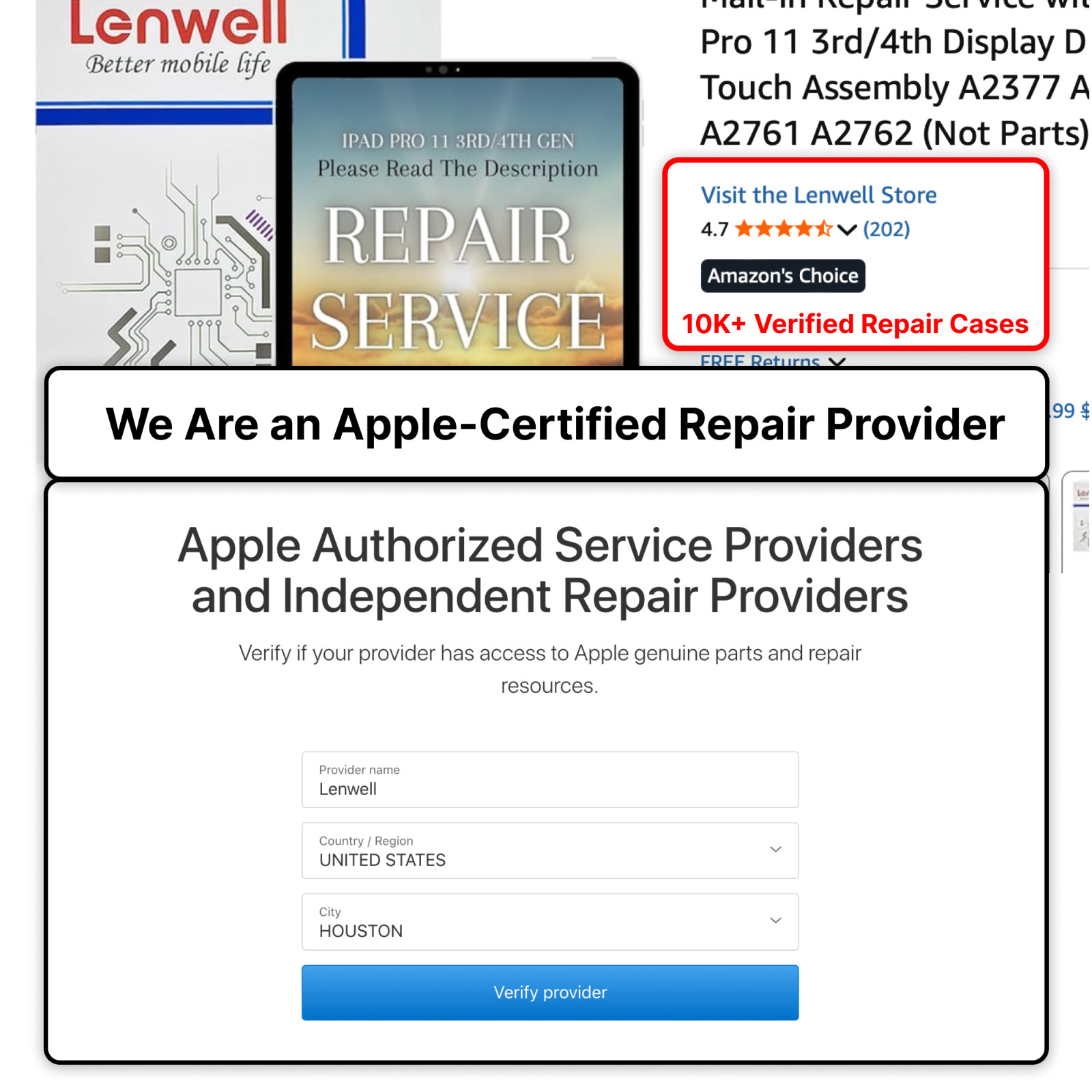 Genuine OEM Original For iPhone 15 LCD Replacement Screen Digitizer "Grade A"