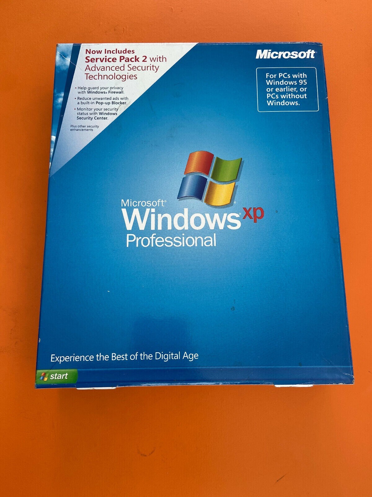 Microsoft Windows XP Professional Full Retail Package Includes Service Pack 2