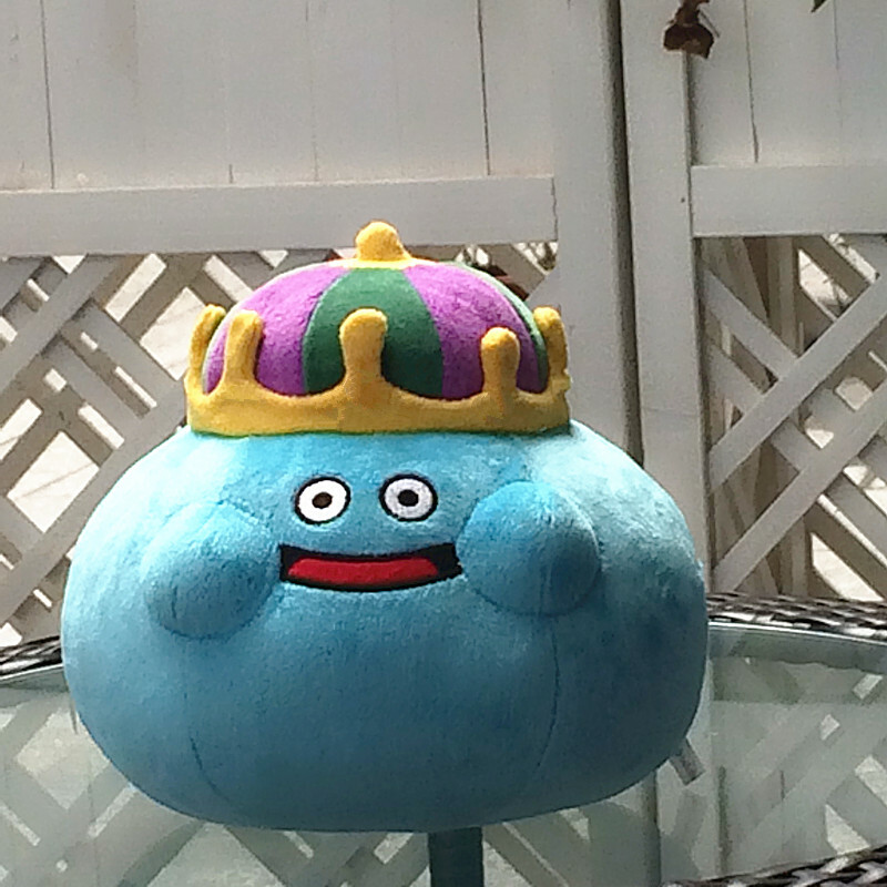 New Dragon Quest Smile Slime stuffed plush King Slime plush Toy