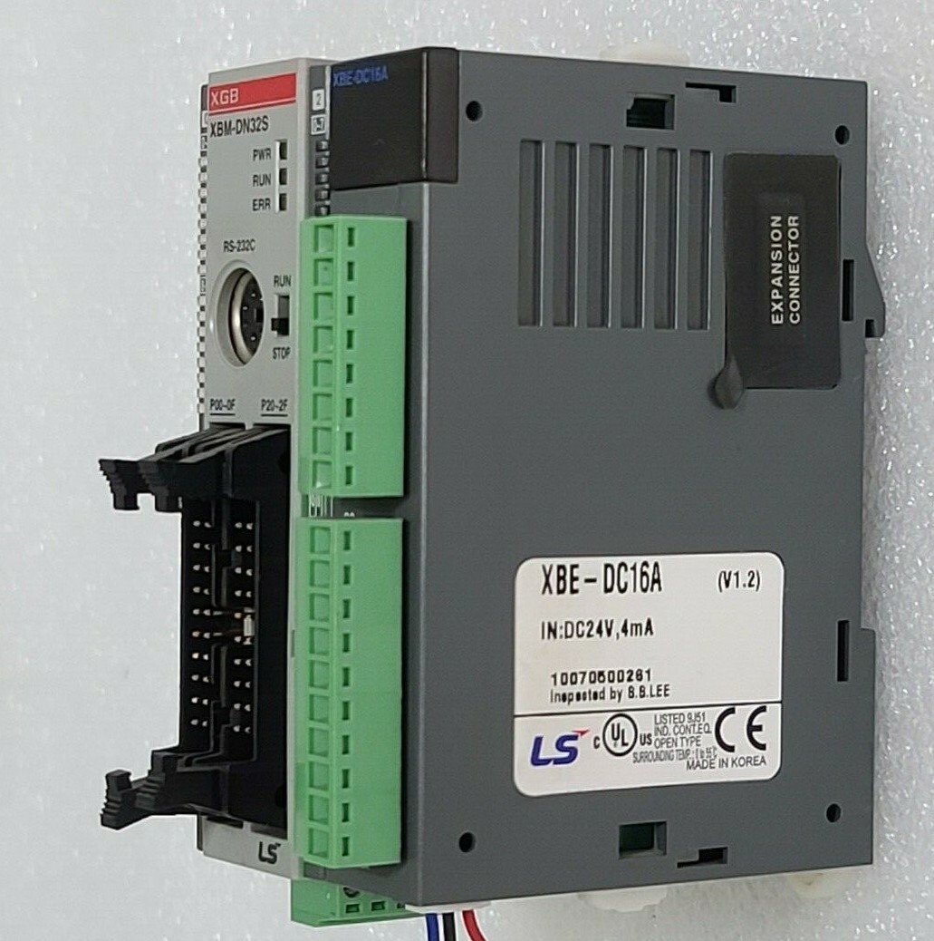 LS PLC XGB XBM-DN32S & XBE-DC16A