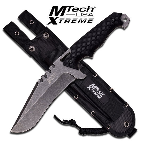MTech Xtreme MTX8122SW Fixed Knife11.75" Overall 6.25" Blade w/Belt Sheath New