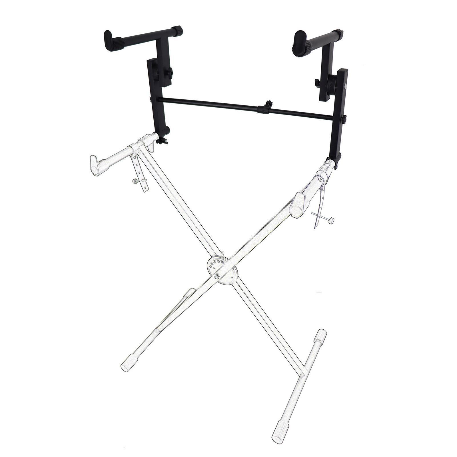 2 Tier Keyboard Stand Electronic Stand Stacking Keyboards Double Braced
