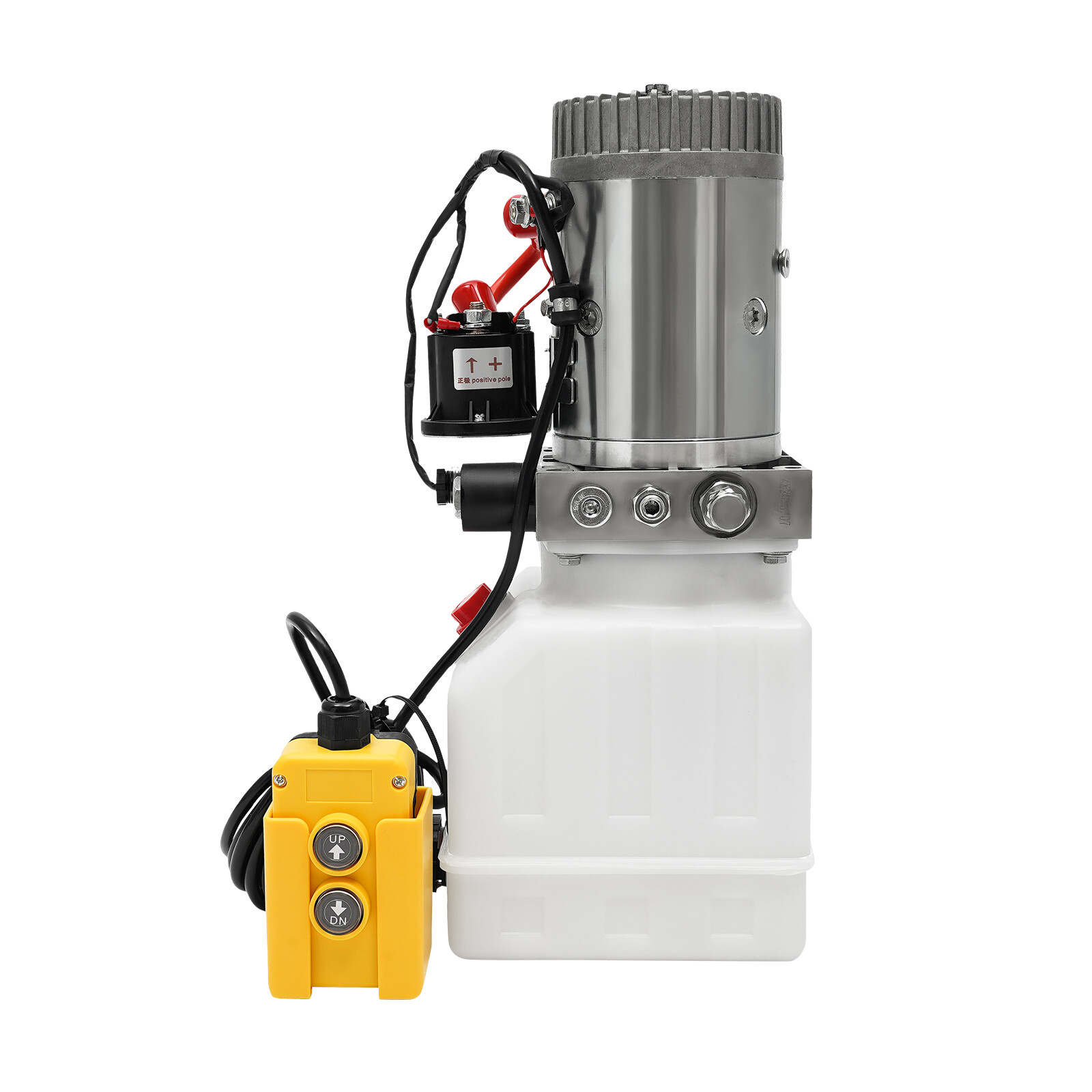 Electric Hydraulic Pump 12V, Compact Power Unit with Remote Control