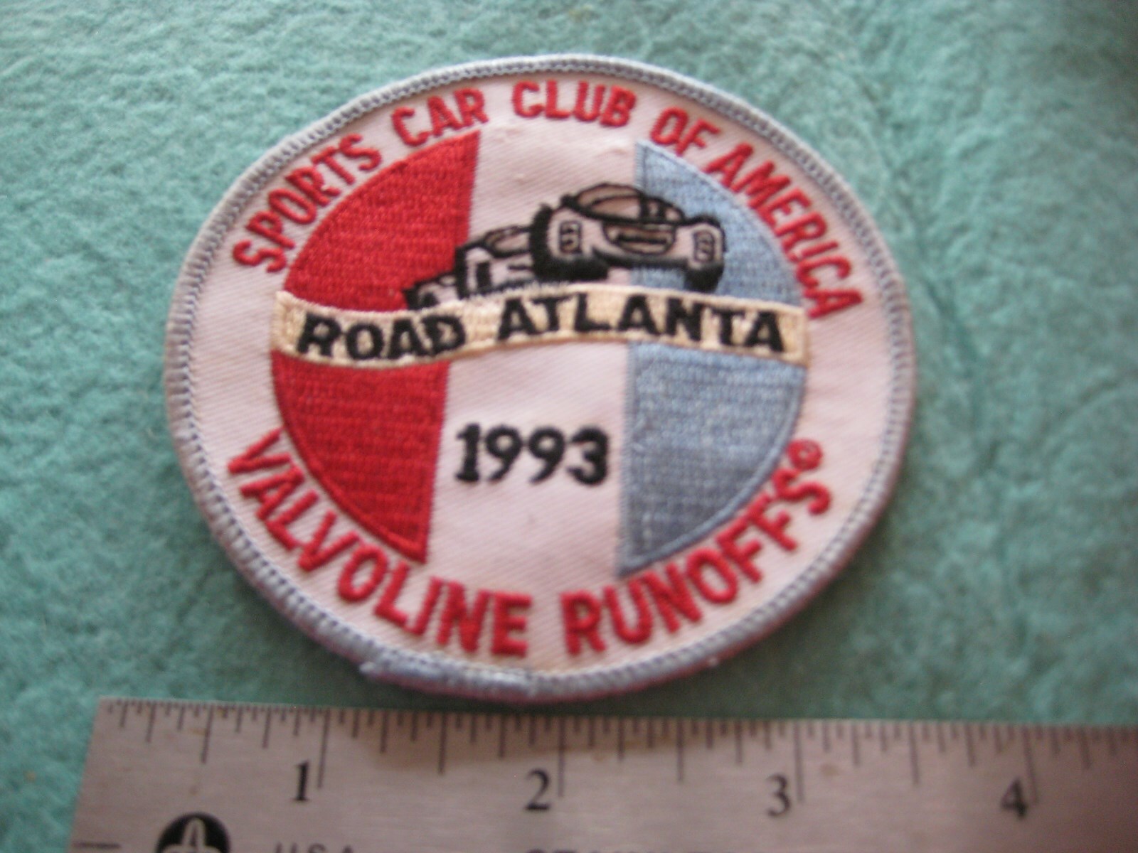 Vintage SCCA Sports Car Club Of America Road Atlanta  1993 Racing Patch