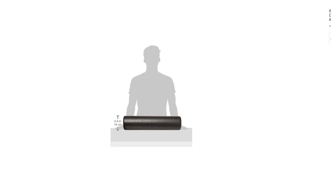 BlackMountainProductsHighDensityExtraFirmFoamRoller