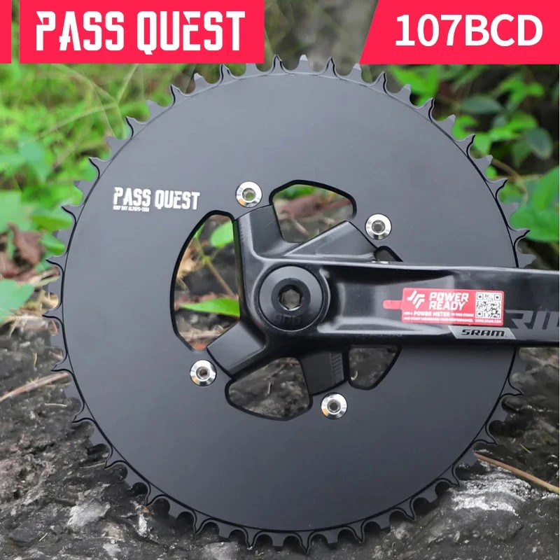 Road Bike chainring R107BCD (4-bolt) Round Narrow Wide Chaining 36-52T