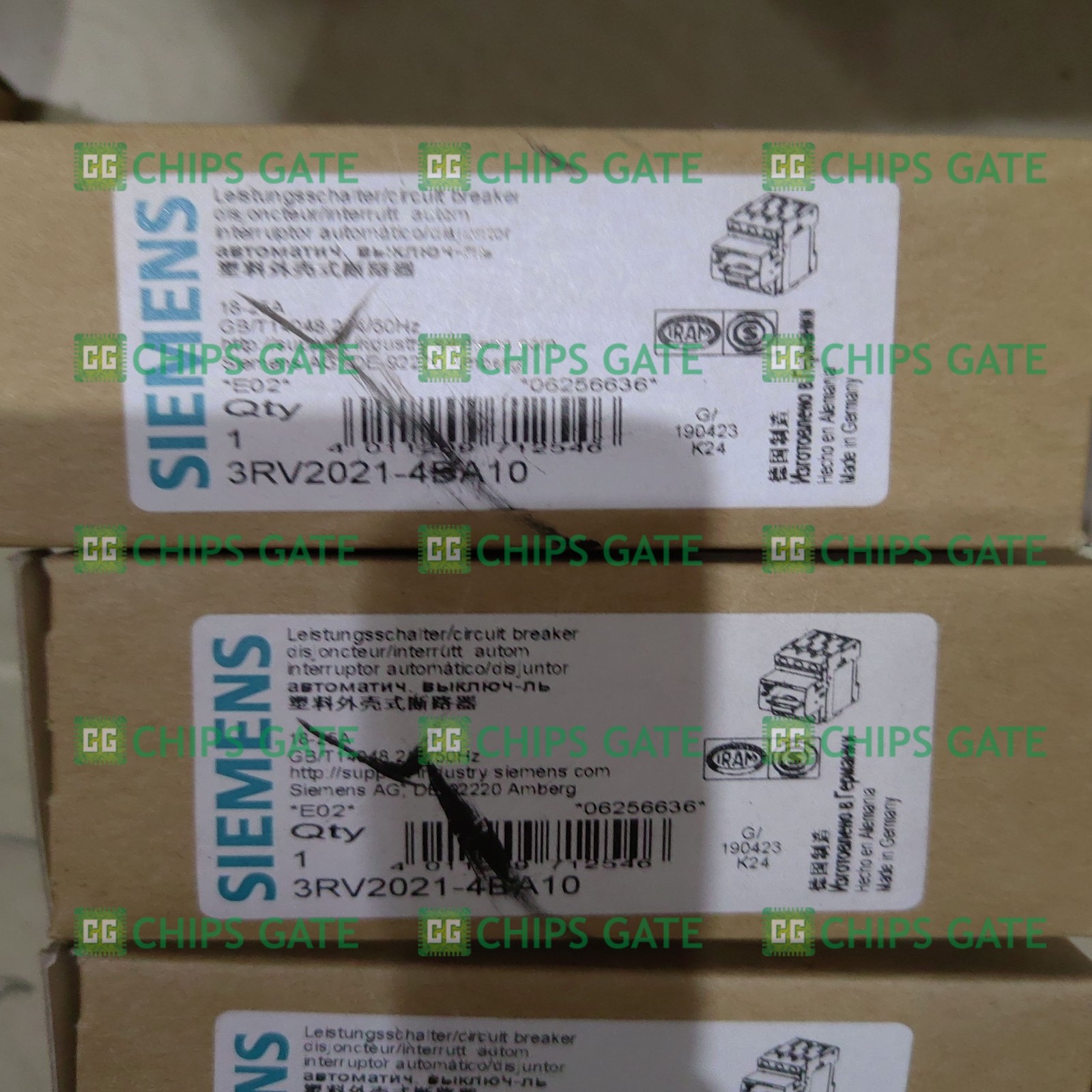 1PC  NEW IN BOX SIEMENS 3RV2021-4BA10 Circuit Breaker 13-20A free ship