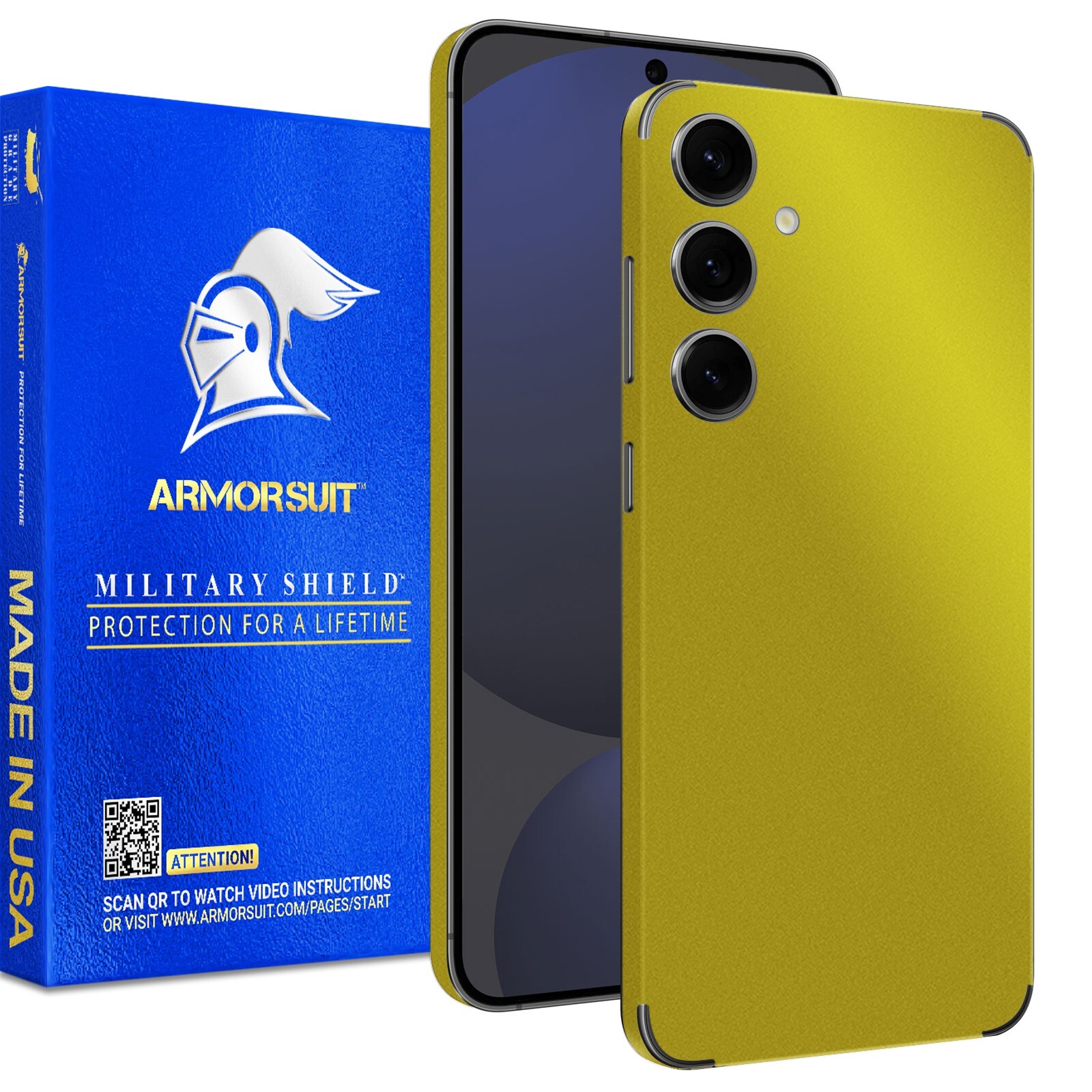 [2 Pack] Armorsuit Vinyl Skin Protector for Samsung Galaxy S24 FE - Full Wrap