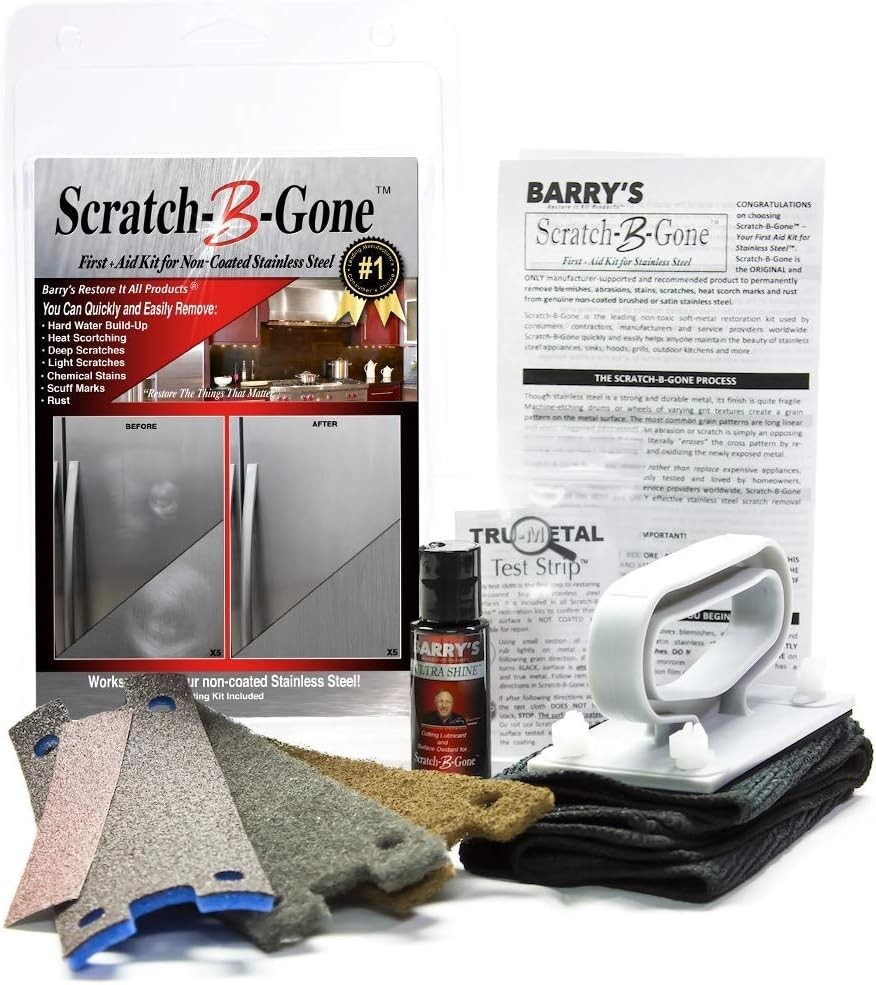 Scratch-B-Gone Kit | Remove Scratches from Stainless Steel