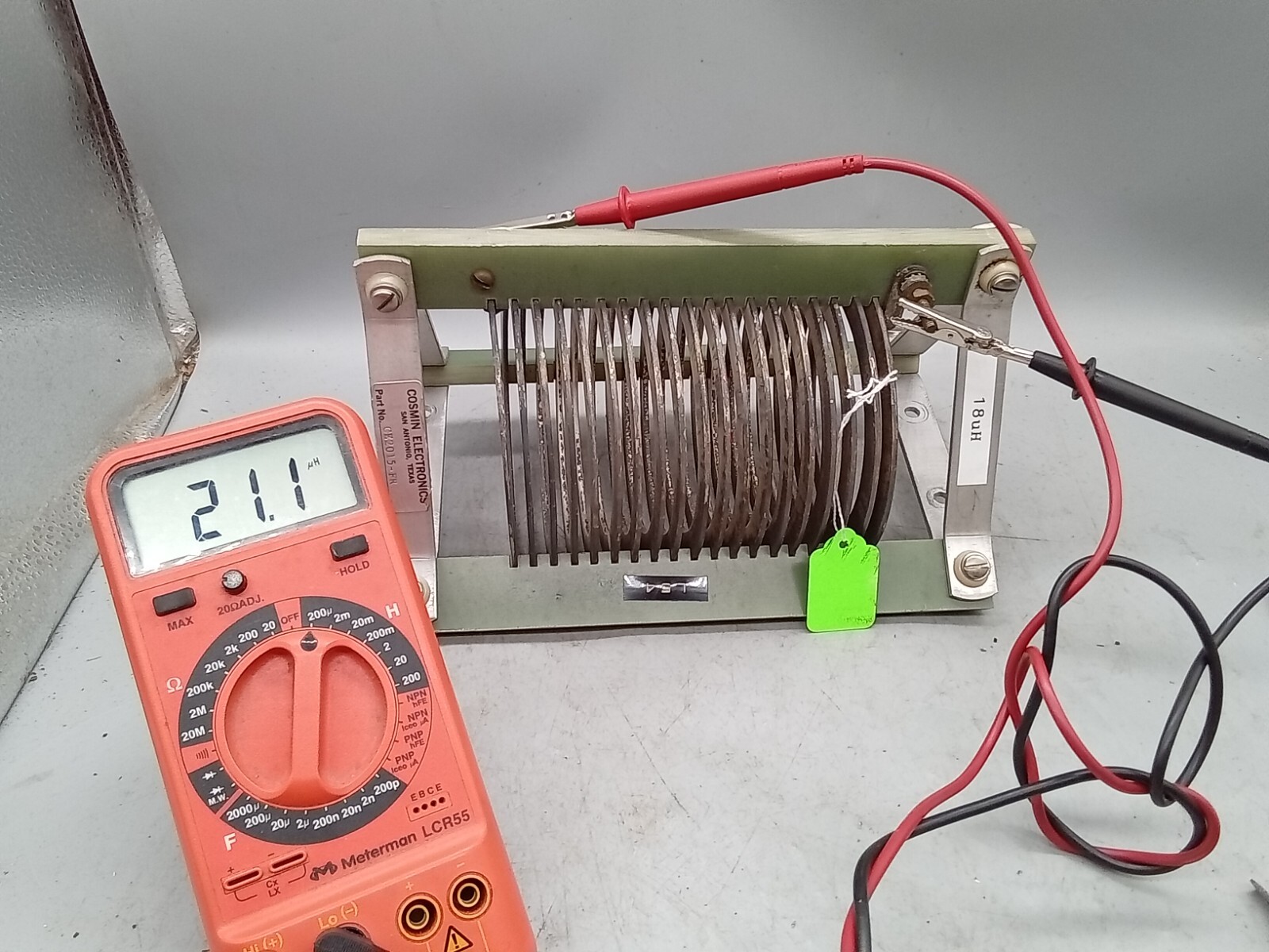COSMIN ELECTRONICS FIXED INDUCTORS MODEL CE2015-FR 18 uH - 20 AMP