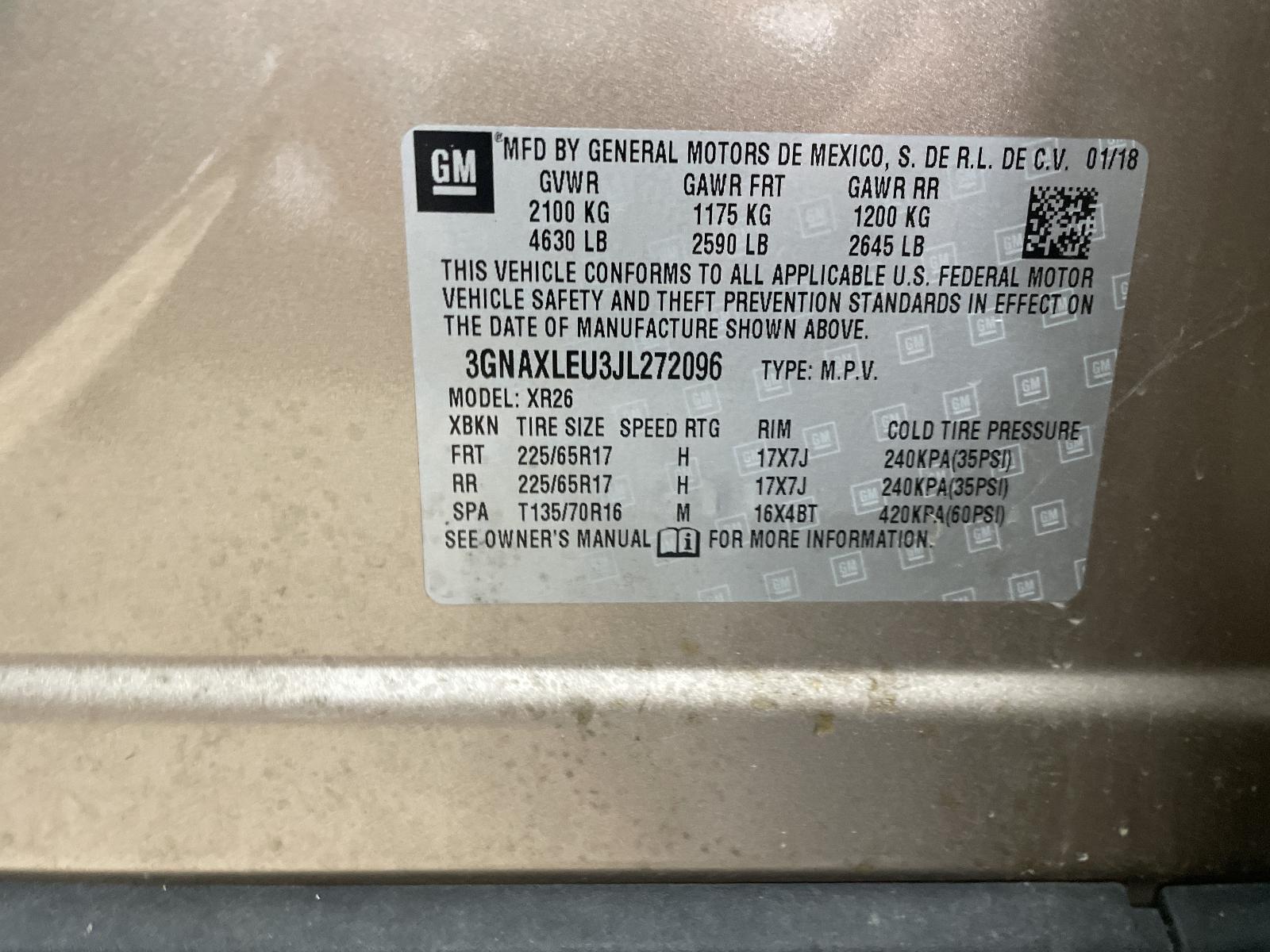 Used Telematics Interface Module fits: 2018 Chevrolet Equinox Communication tele