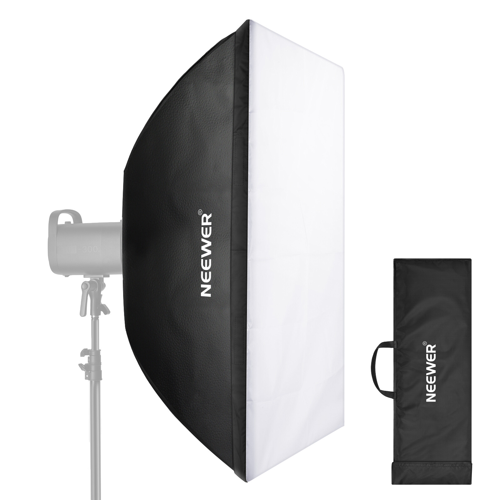 NEEWER 24''x35'' Rectangular Softbox Monolight Softbox&Bowens Mount,Diffuser