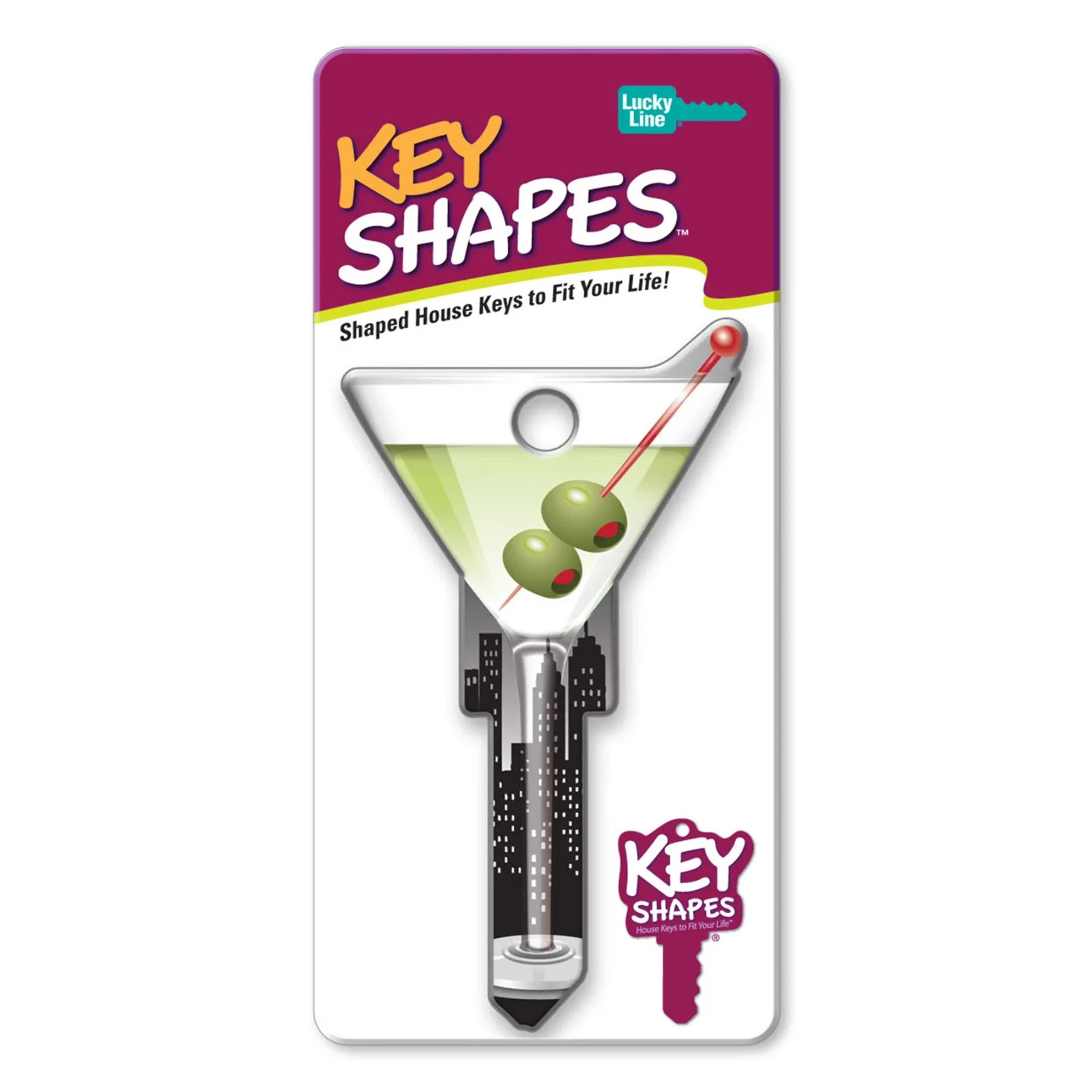 LUCKY LINE B133S MARTINI SCHLAGE SC1 KEYWAY HOUSE KEY SHAPES