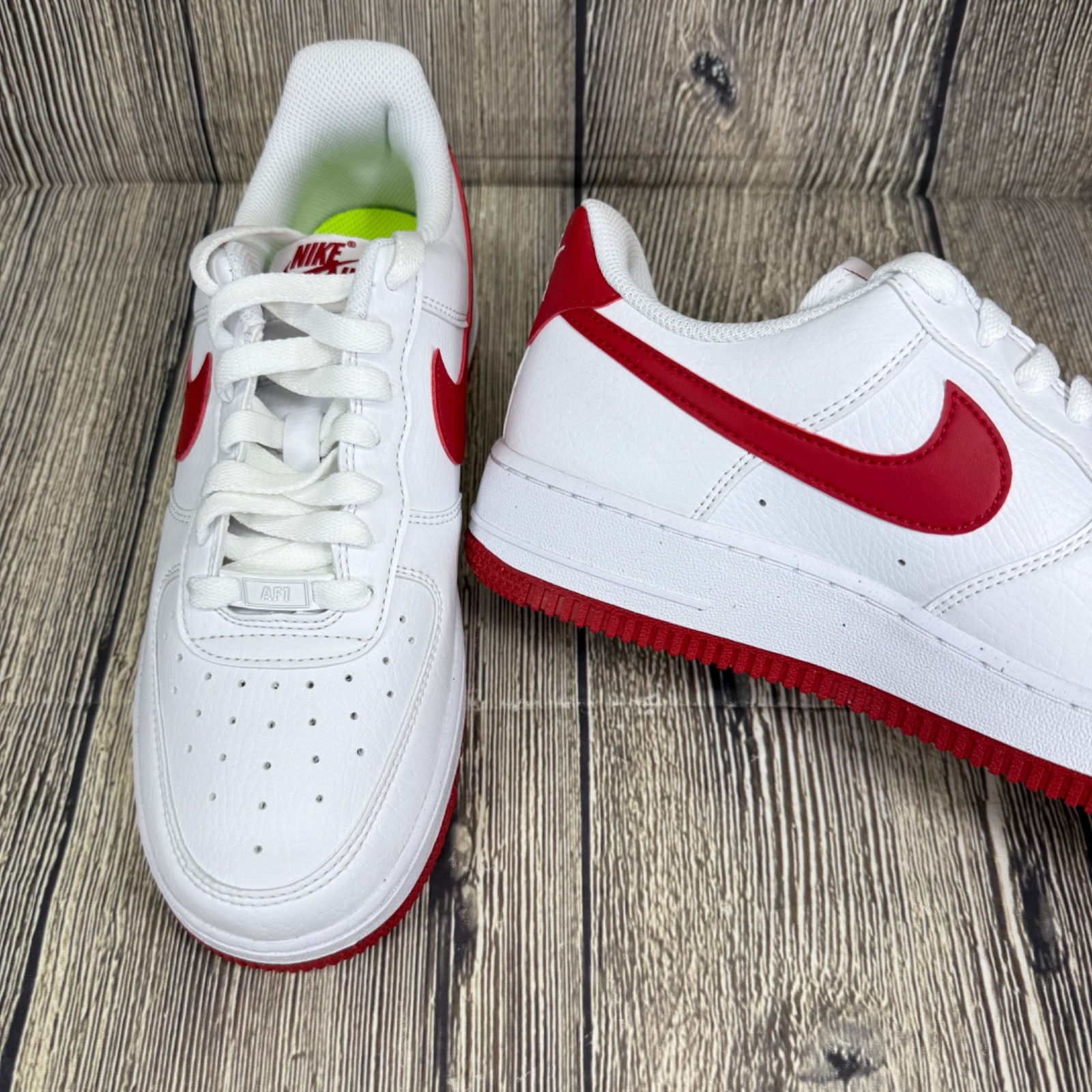 Nike Air Force 1 '07 SE Next Nature White/Gym Red WMNS 8 M 6.5 DV3808-105
