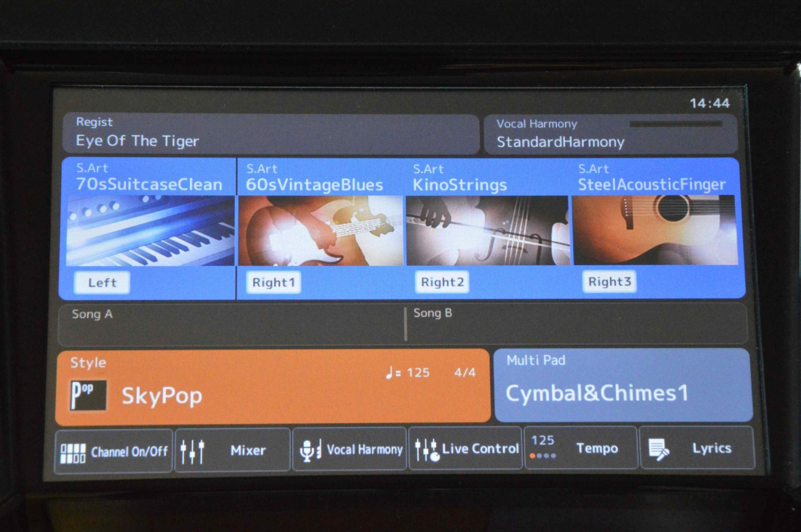 For Yamaha Genos-76 Keys New LCD Display Screen