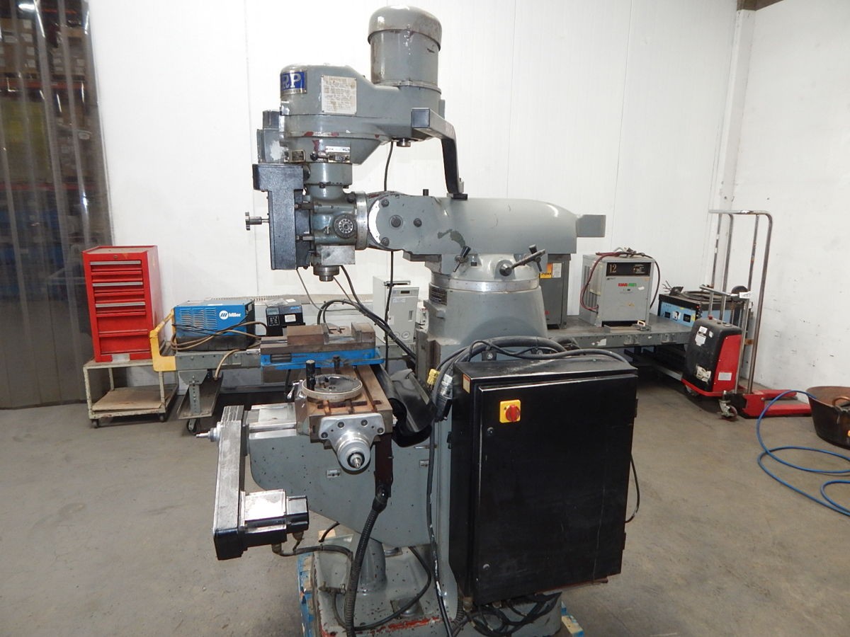 SHARP LMV VERTICAL MILLING MACHINE 9?X42? TABLE M5909