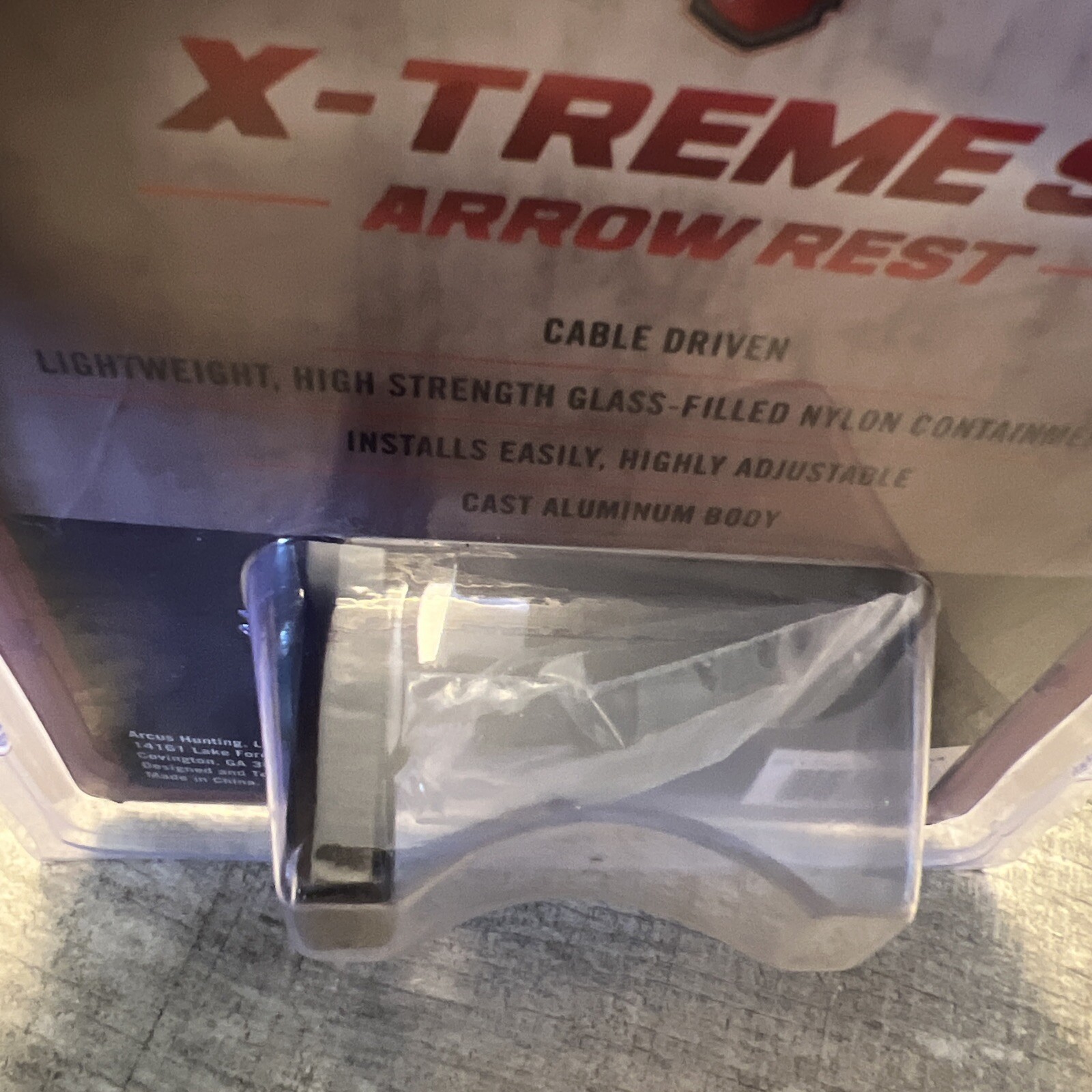 Trophy Taker RH X-Treme SL Rest, Blk
