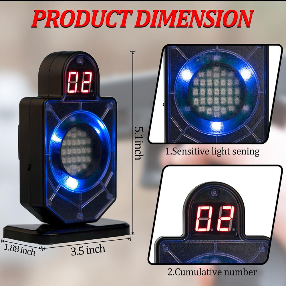 Portable Laser Trainer Target &Dry Fire Laser Training System for Laser Shooting