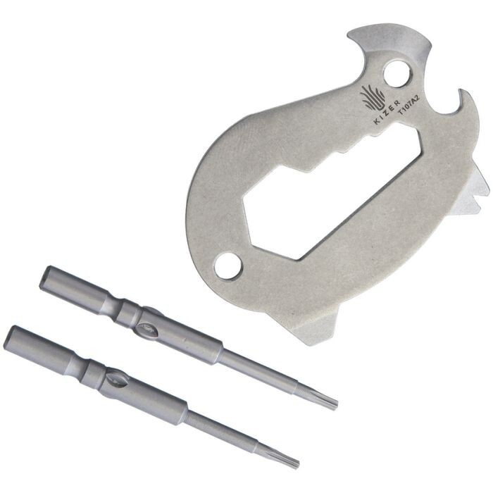 Kizer Cutlery Peccary Tool Standard Stonewash Finish Stainless Construction