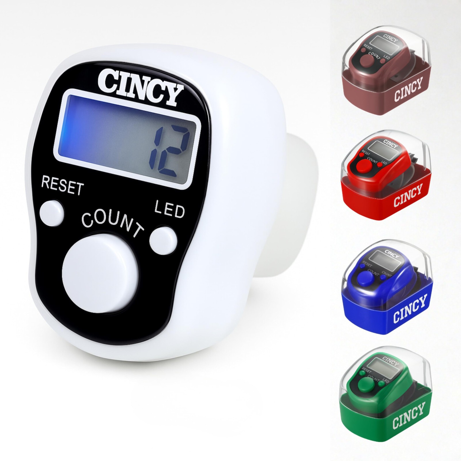 Clicker Counter with LED for Day & Night Use - Instant Reset, Accurate & Quie...