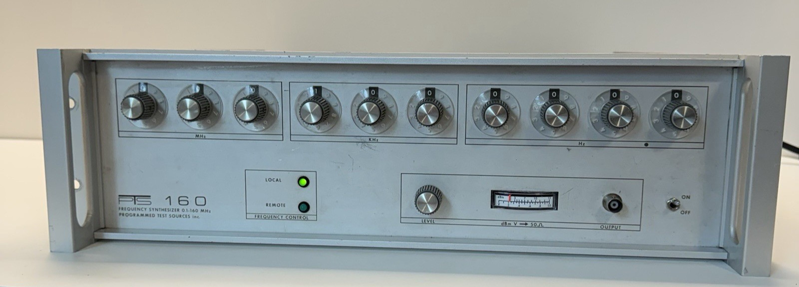 PTS Programmed Test Sources 160 Frequency Synthesizer 0.1-160 MHz PARTS ONLY