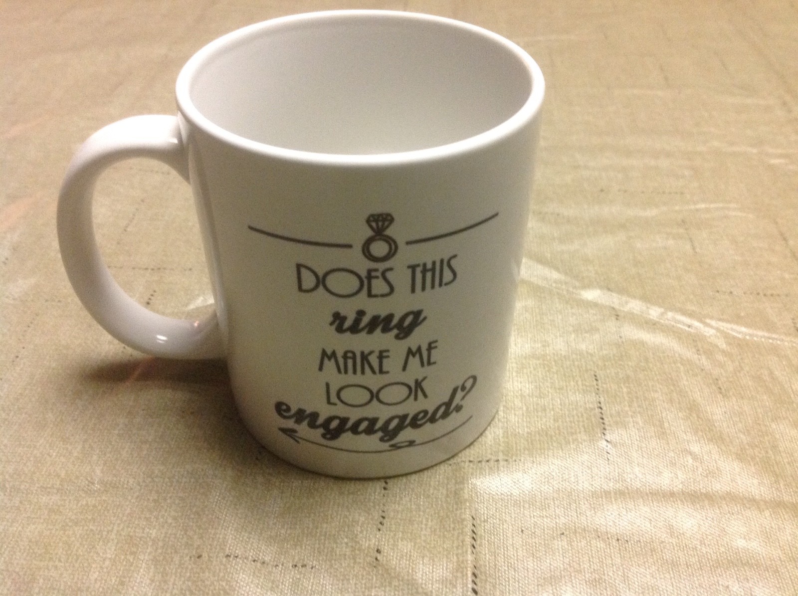 Does This Ring Make Me Look Engaged Coffee Mug