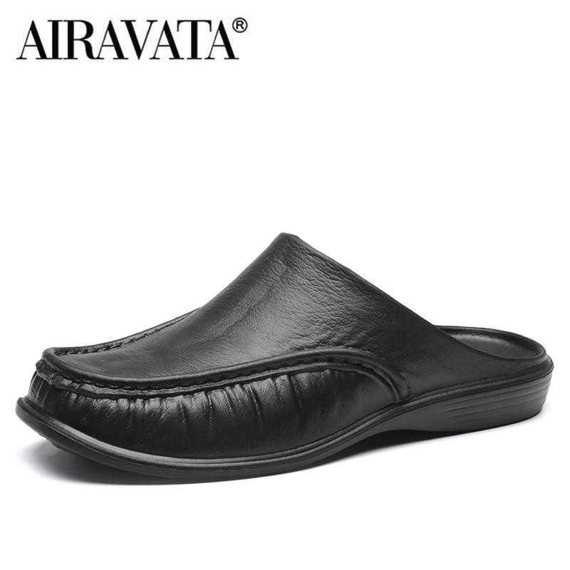 Non-Leather Slip-on Men's Shoes House Slippers Moccasin Anti-Slip Flat Indoor US