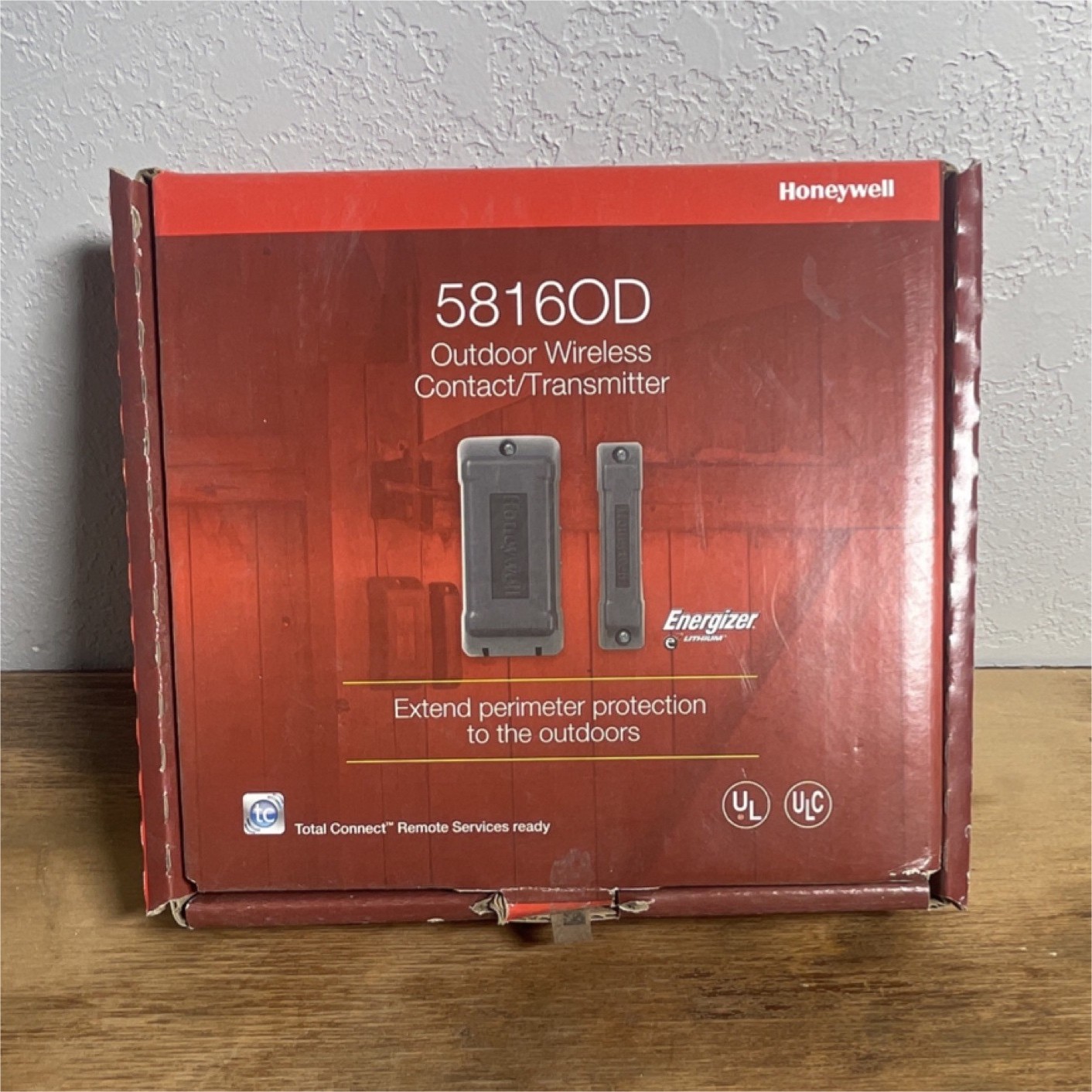 Honeywell 5816OD Outdoor Wireless Contact Transmitter Black for 5800 Series