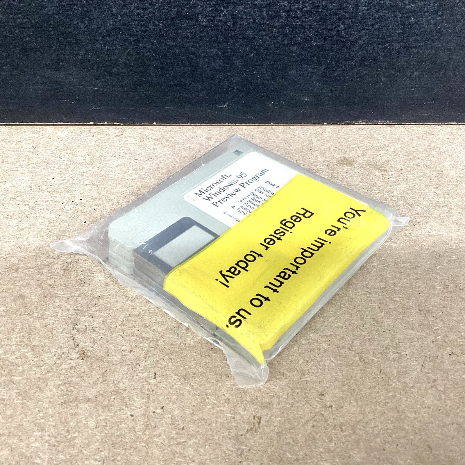 Sealed Collectible Set of Microsoft Windows 95 Preview Program floppy disks