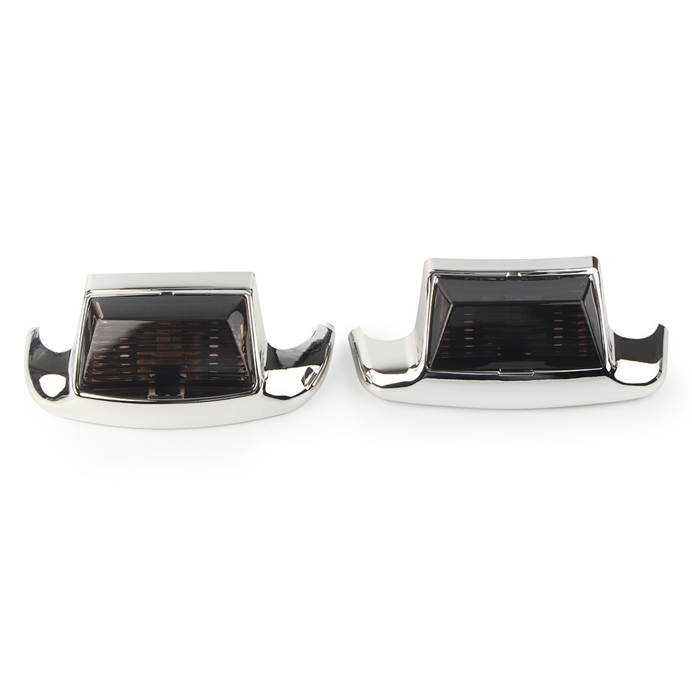 FIT Harley Glide Touring Model New Front&Rear Mudguard Trim Fender Tip LED Light