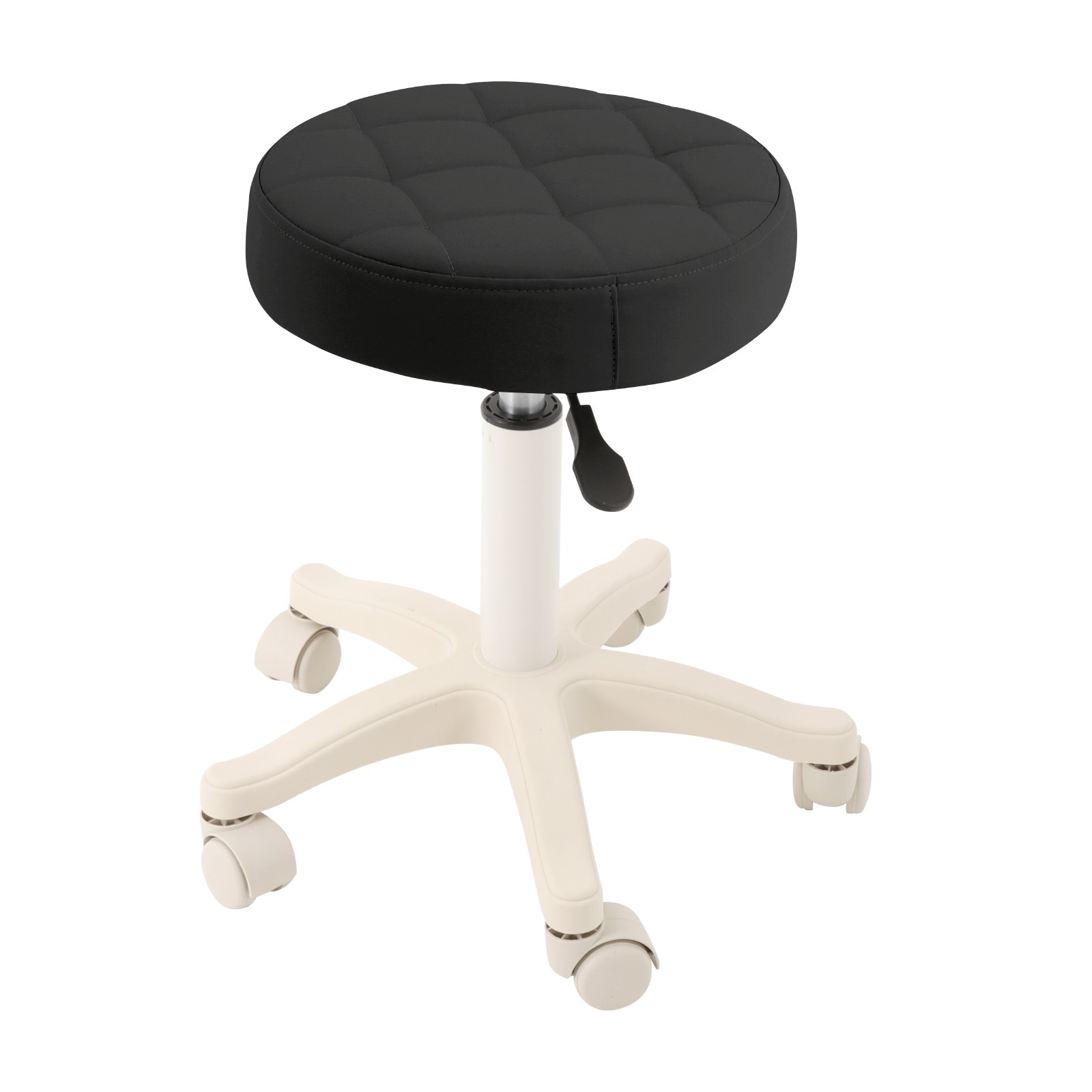 Height Adjustable Bar Stool, Rolling Stool, Salon Stool