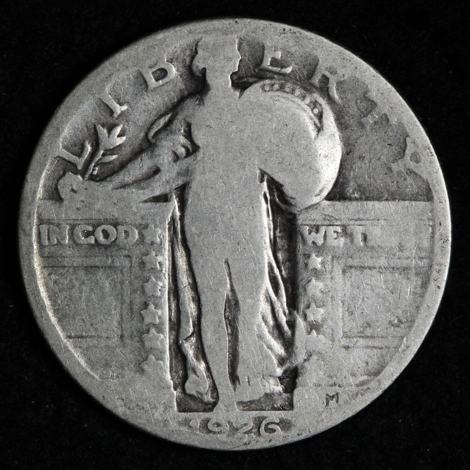 1926 Standing Liberty Silver Quarter E298 UM