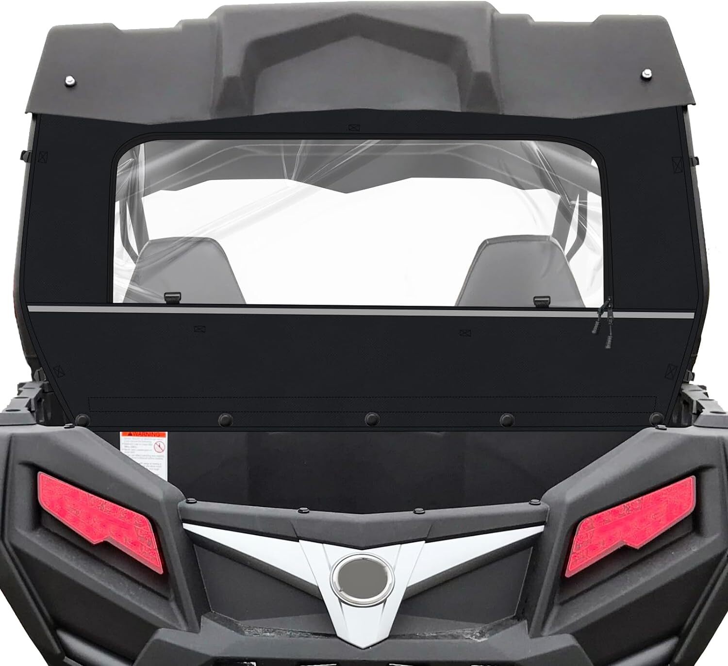 Rear Windshield w/Open Window Fabric For CF MOTO ZFORCE 500/ 800 /1000 2021 2022