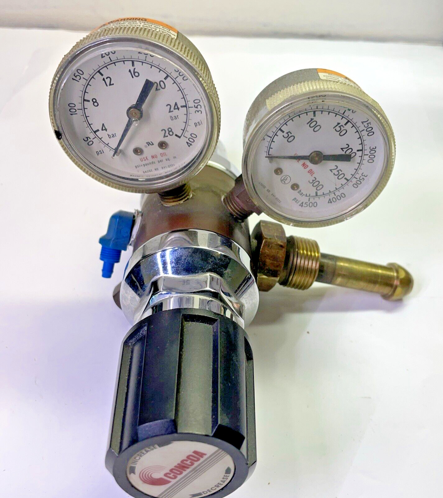 Concoa Precision Gas Regulator 806-5245 CGA-580 inert gas Ser No: 032000912