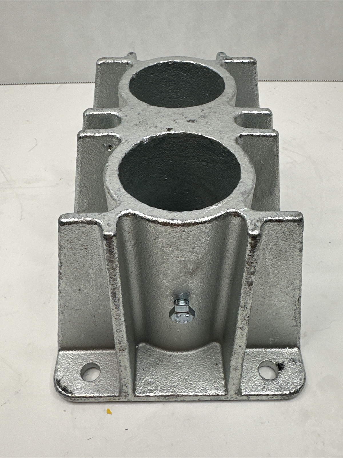 Pedestrian Barrier Double Socket Floor Base Mount Mounting Bracket