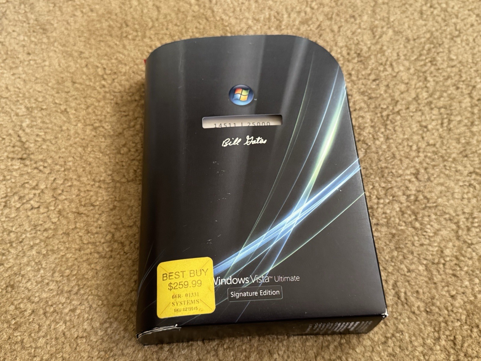 Microsoft Windows Vista Ultimate Signature Edition #14511/25000  USED