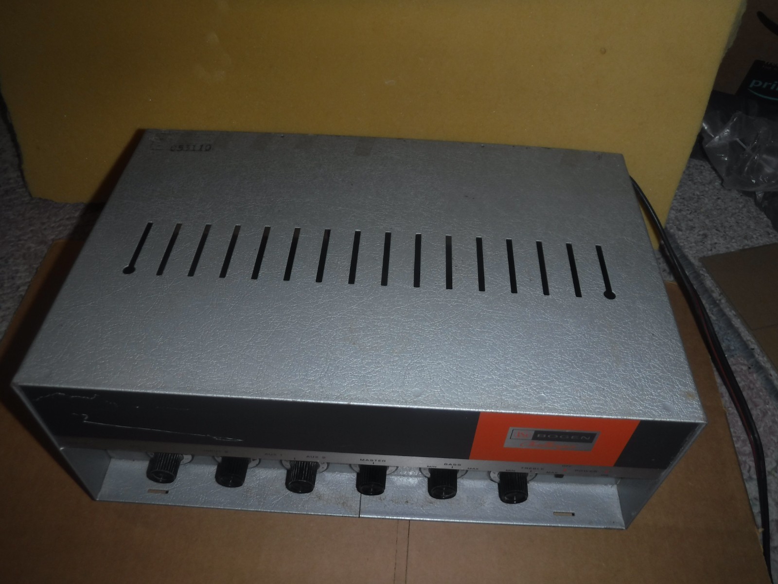 Bogen Challenger Amplifier - CHB-35 35 Watt Tube Amp Untested