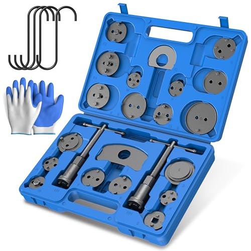Heavy Duty Disc Brake Piston Caliper Compressor Wind Back Tool Blue Silver