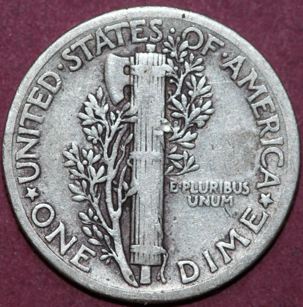 1936 Mercury Dime 17.8mm
