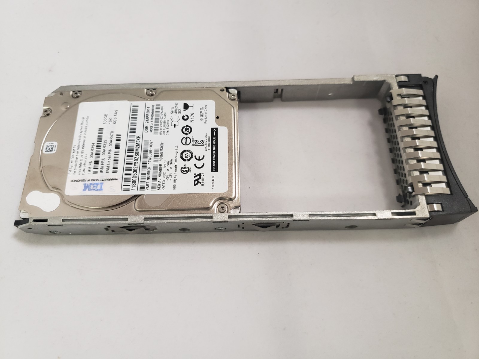 IBM 2076-AHF1 IBM 600GB 6Gbps 2.5" SAS 10K HDD V7000 Gen2 for 2076-524, 2076-24F