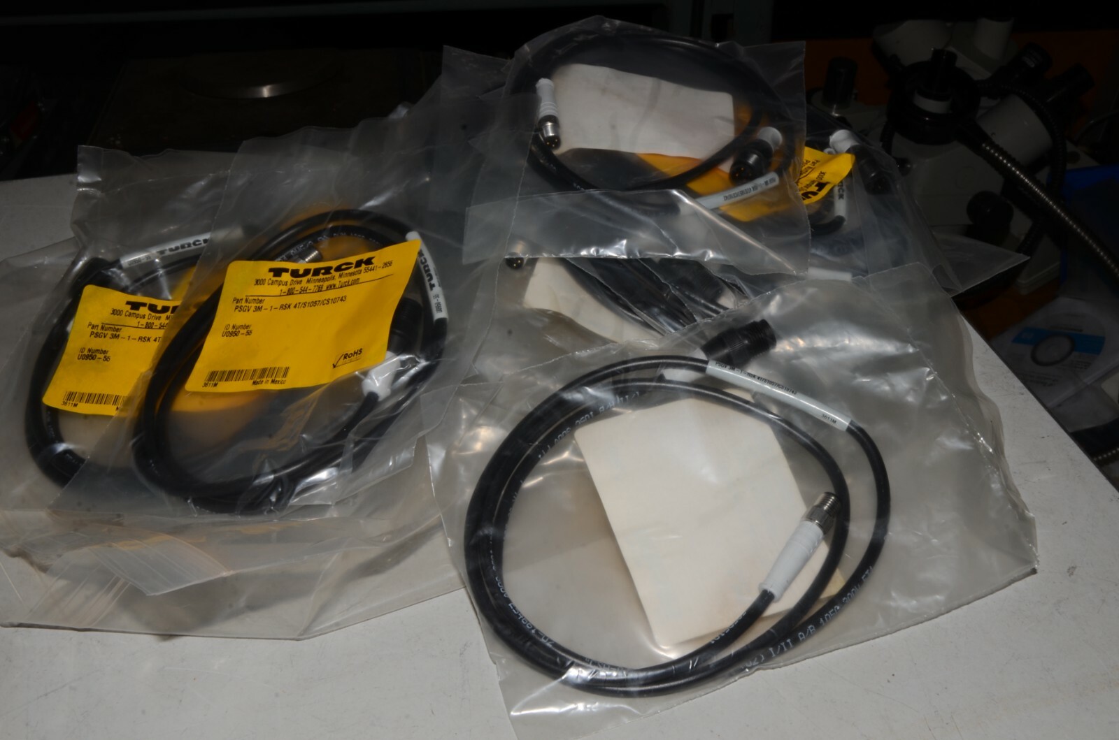 Turck PSGV 3M-1-RSK 4T/S1057/CS10743 U0950-55 M8 to M12 Male U-0950-55 U-0950
