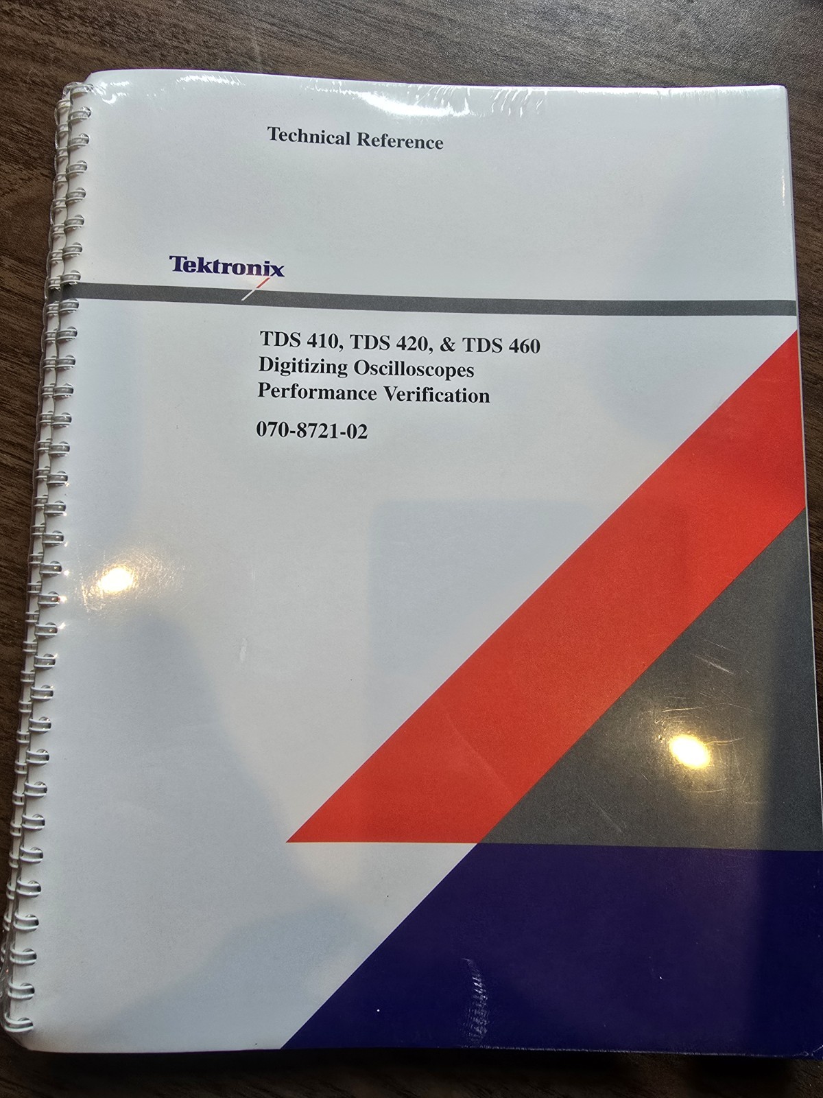 Tektronix Manual TDS 410, TDS 420, TDS 460 Technical Ref