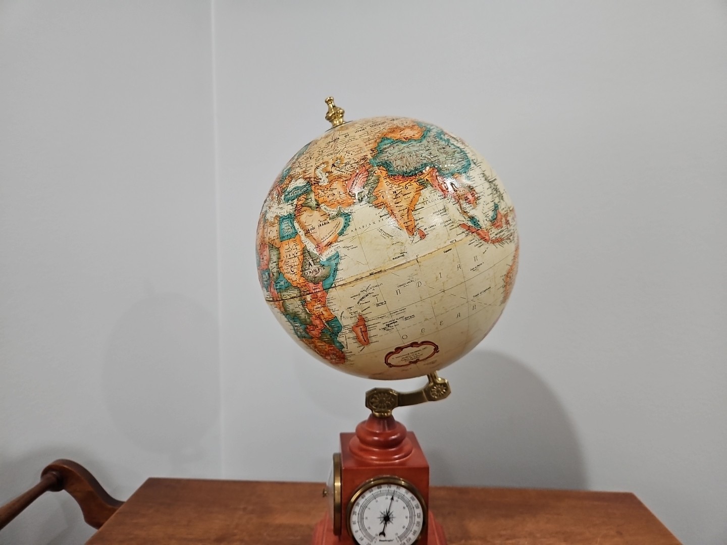 Replogle Weather 9" Geographic World Classic Globe /Precision Weather EUC