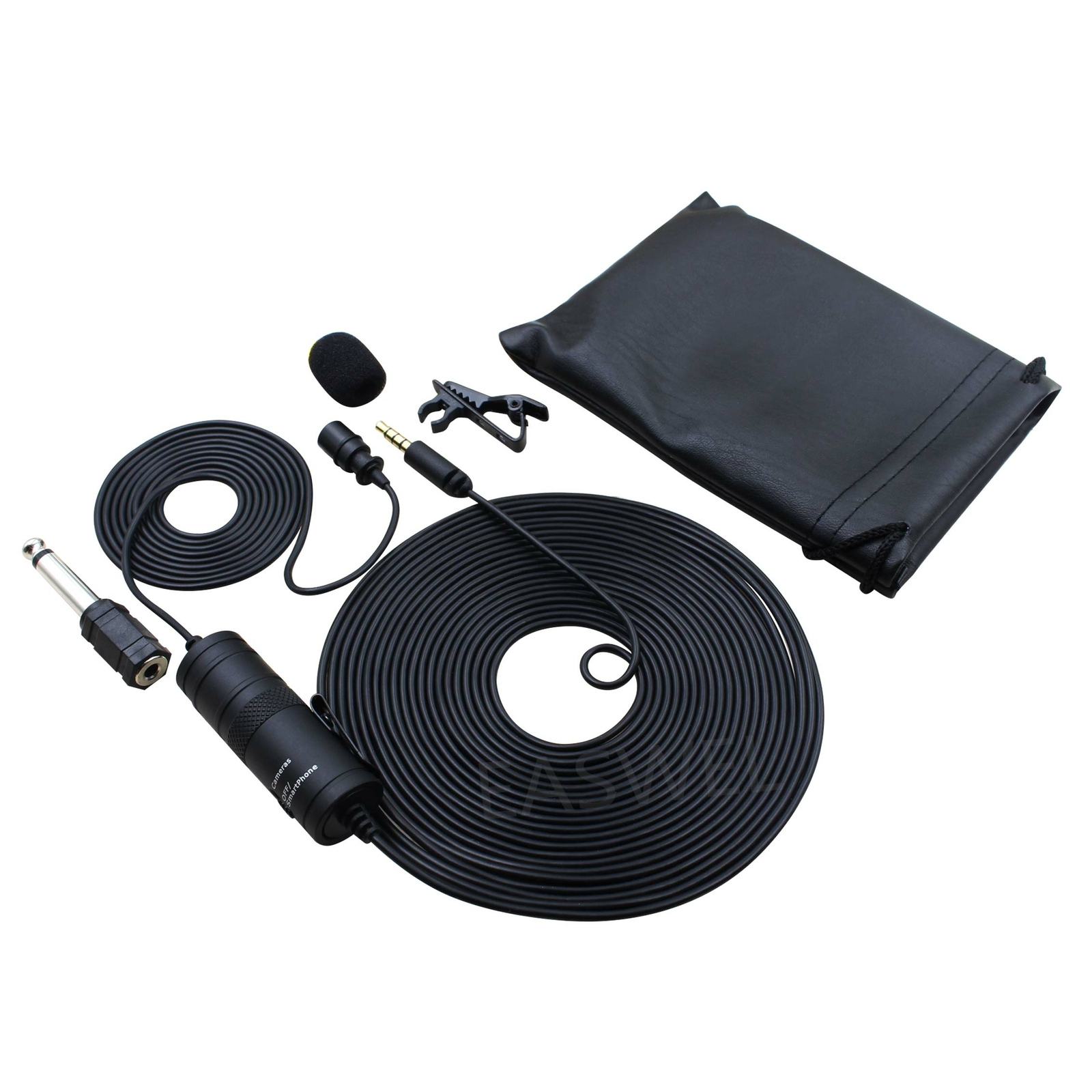 BY-M1 Condenser Lavalier Clip-on Microphone for Phone Camera Camcorder PC