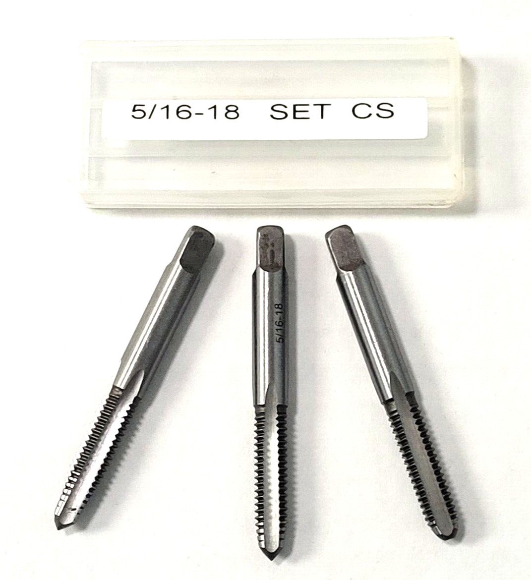 5/16-18 NC Tap Set A1 467-02018 Carbon Steel 3PC Taper Plug & Bottom