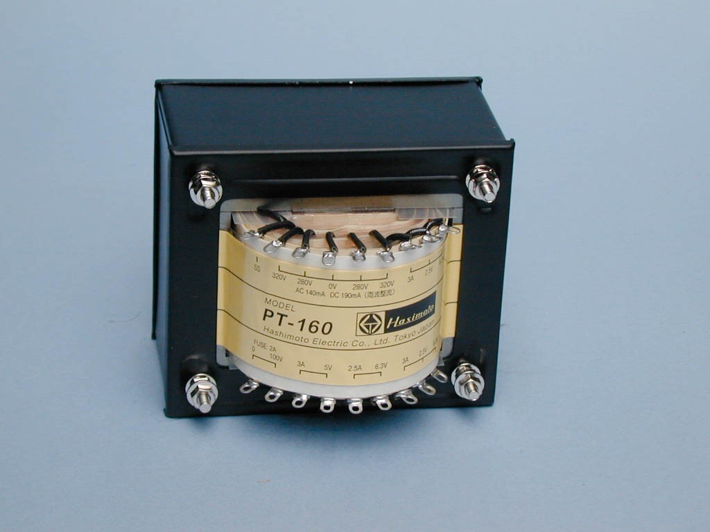 Hashimoto PT-160F(120V) Power Trans 320V-280V-140mA for 2A3 etc