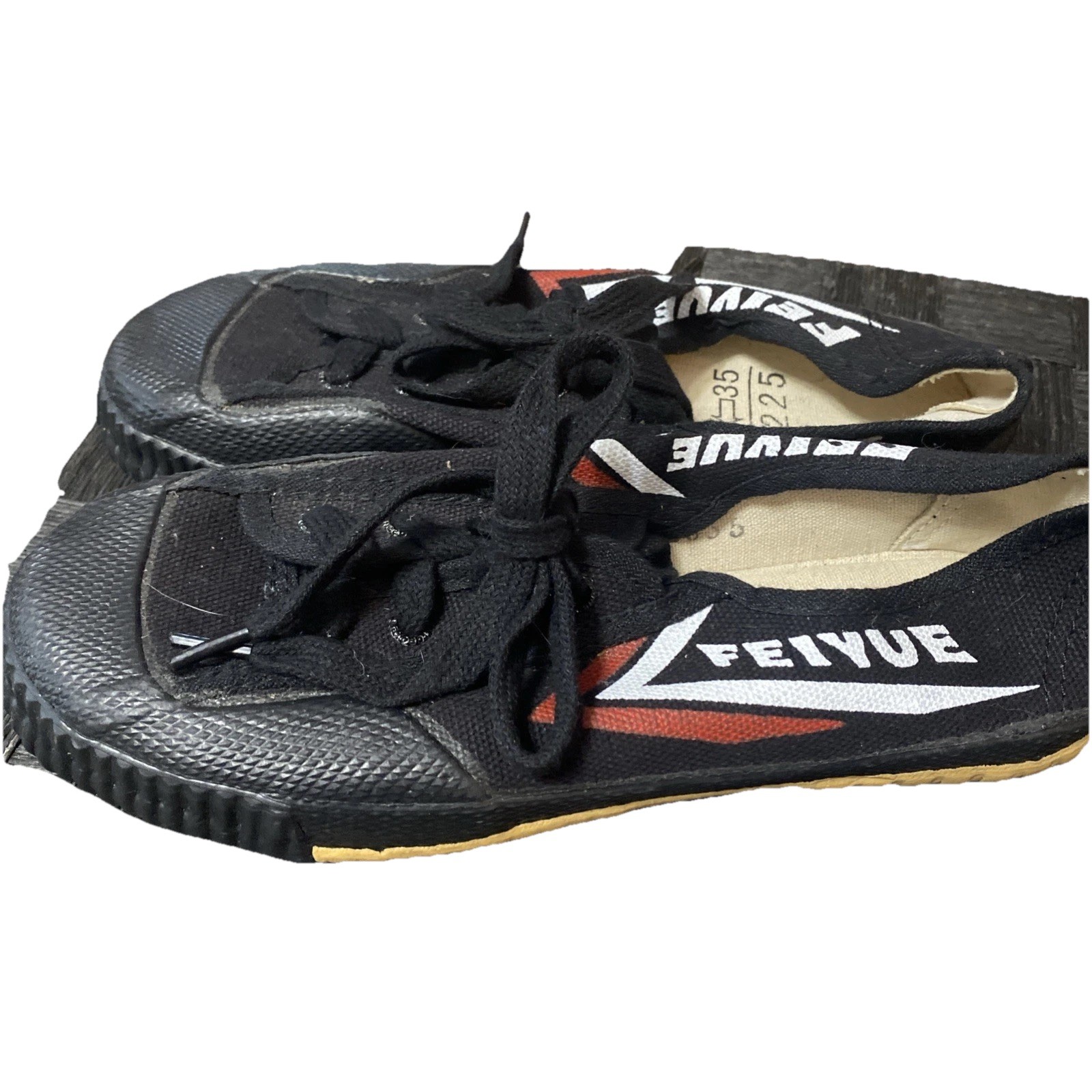 Feiyue Top One Martial Arts Shoes Black Ergonomic Wide Toe Box Play kids Size 35
