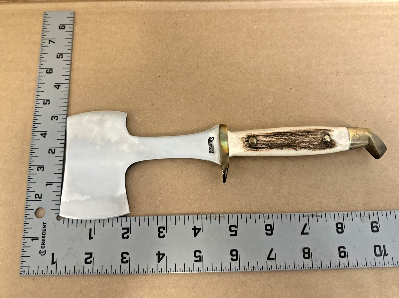 Marbles Cutlery Camp Set Knife (2) /Axe Combo With Leather Sheath MA516