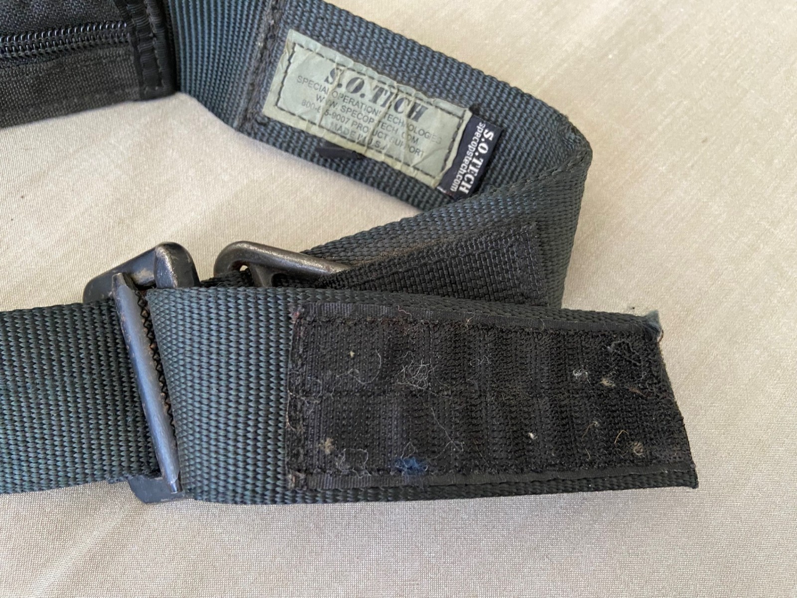 S.O. Tech Riggers SERE Belt Medium Black Old Gen